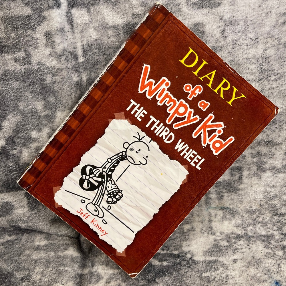 Diary of a Wimpy Kid The Third Wheel Book 7 Hardcover Jeff Kinney Childrens